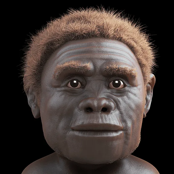 ¿Y si el Homo floresiensis solo fuese un Homo sapiens con problemas de desarrollo? 1 Homo floresiensis forensic facial reconstruction
