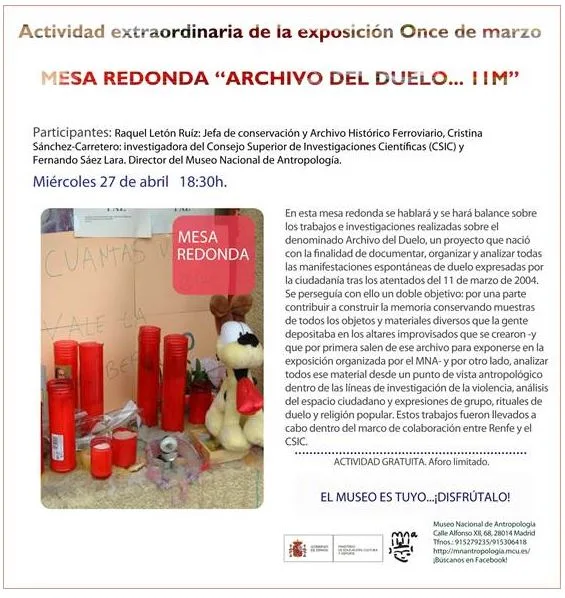 Mesa redonda: Archivo del duelo... 11M 1 Capture 1