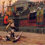 Ave Caesar, morituri te salutant  (Ave César, los que van a morir te saludan)