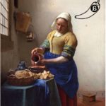 El Paspartú: Cuando cocinar es virtud: “La lechera”, de Vermeer, ca. 1660