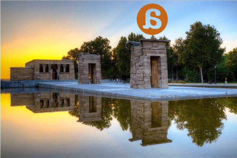 El templo de Debod, un monumento mal conservado