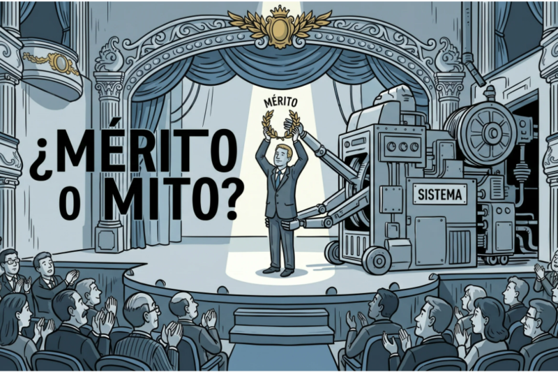 ¿Mérito o mito? La meritocracia como relato que sostiene el sistema y perpetua la desigualdad.